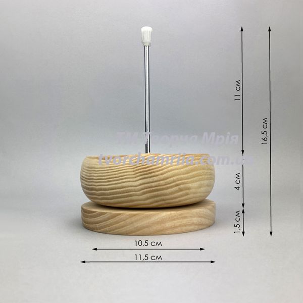 Спінер для нанизувння бісеру (дерево) 000001796 фото