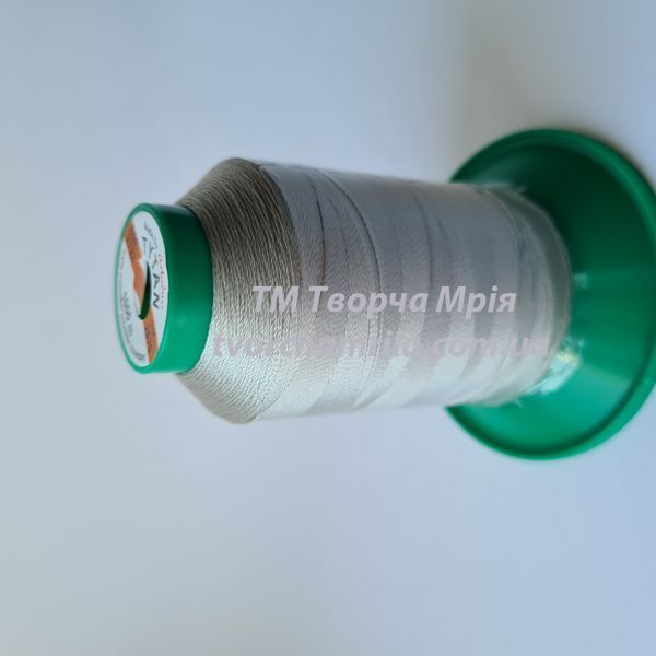 Нитка для бісеру TYTAN 60 №2675 сіра 1000 м 000000784 фото