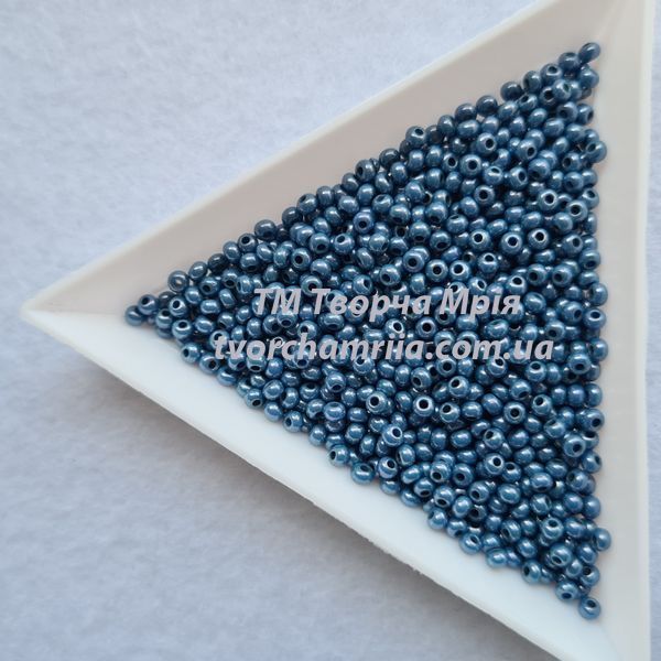 33025 Чеський бісер Preciosa 10/0 джинсовий непрозорий 33025 фото