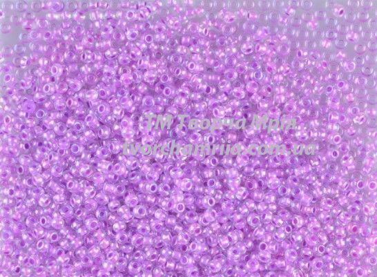 58528 Чешский бисер Preciosa 10/0 сиреневый радужный 58528 фото
