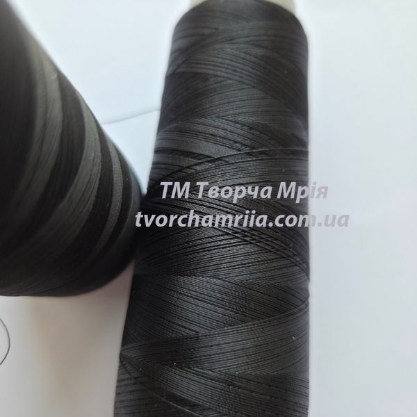 Нитка COATS Dabond 60 чорна 500 м