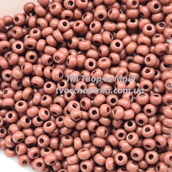 16A19 matte Чешский бисер Preciosa 10/0 коричневый непрозрачный меловой 16A19 matte фото