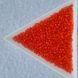 01691 Чеський бісер Preciosa 10/0 червоний прозорий сольгель 01691 фото 2