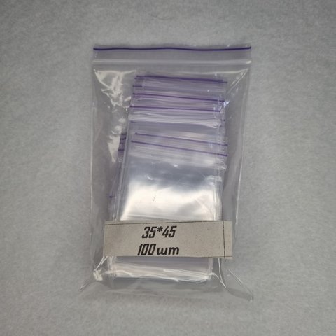 Пакети для бісеру із замком Zip-Lock 35 х 45 мм (100шт) 000000516 фото