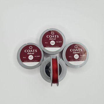 Нить COATS Dabond 60 красная 75 м 000002830 фото