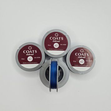 Нитка COATS Dabond 60 синя 75 м 000002831 фото