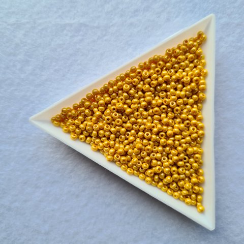 83111 Чешский бисер Preciosa 10/0 желтый, глазированный 000000291 фото
