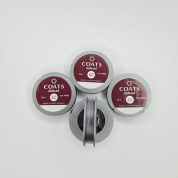Нитка COATS Dabond 60 сіра 75 м 000002832 фото