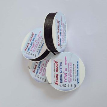 Нитка для бисера TYTAN 60 №69160 коричневая 60 м (Spark Beads) 000001987 фото