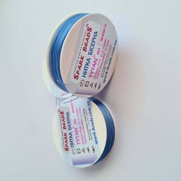 Нитка для бісеру TYTAN 60 №60575 небесно-блакитна 60 м