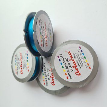 Нитка Титан 100 Ariadna 100 м блакитна (намотка "шайба") 000002354 фото