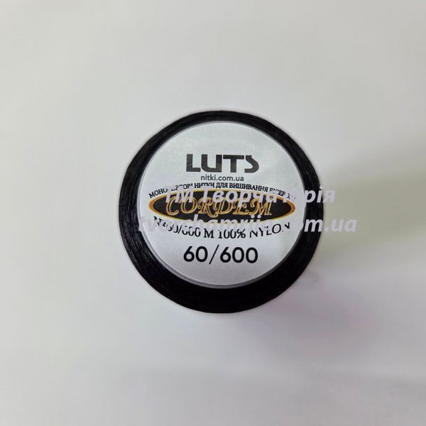 Нитка Cordem №60 - Чорна 600 м 000002600 фото